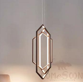 Small Pendant Light, Aluminum + Silicone, 220*460Mm