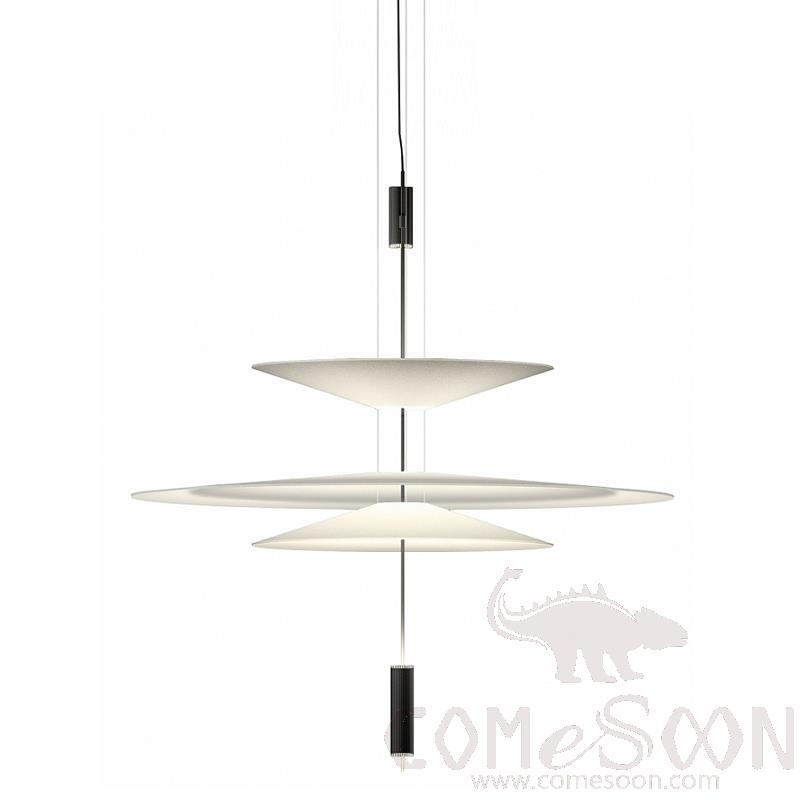 Small Pendant Lamp, Metal + Acrylic, Height 830 (360+680+360)Mm