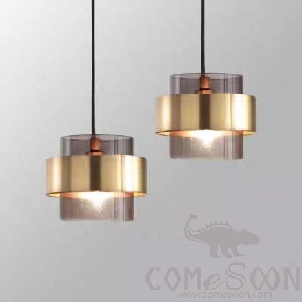 Small Pendant Light, Iron + Glass, 180*160Mm