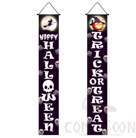 Day Of The Dead Skull Dance Flies The Background Flag,Polyester Cloth,30*180cm