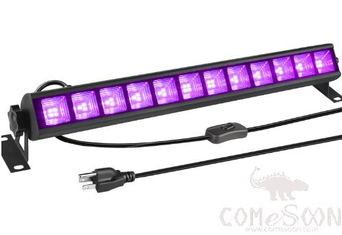 Halloween UV Purple Strip Light Atmosphere Light,100-120v,American Standard Plug
