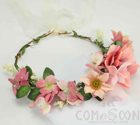 Mori Sweet Style Simulation Flower Bridal Hair Bands