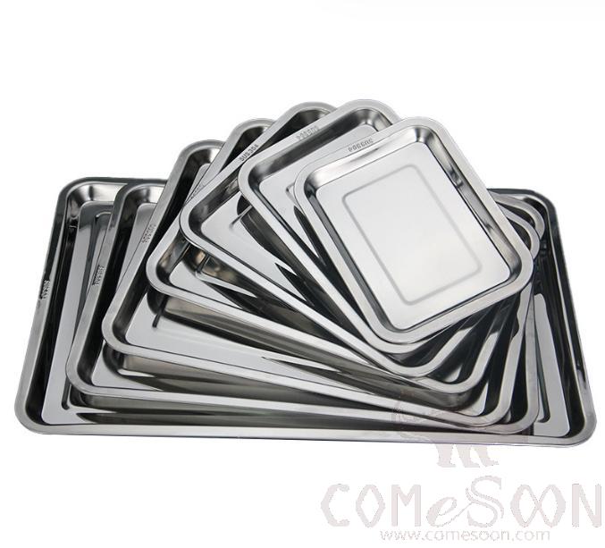 SUS 304 Rectangular Plate/Tray, L40*W30*H2cm