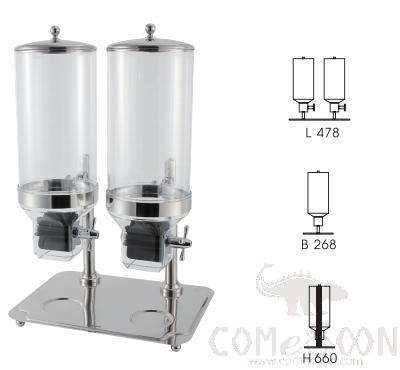 Double Cereal Dispenser, 10L*2