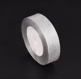 Ribbon，Polyester，Silver