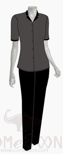 Uniform Set,Laundry, Room &amp; Public Area Attendant - Female