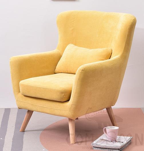 Scandinavian Fabric Chair, 85*81*74cm