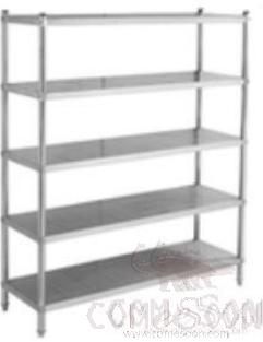 5-Shelf Flat Shelf, 140 * 40 * 180cm, 304, Detachable