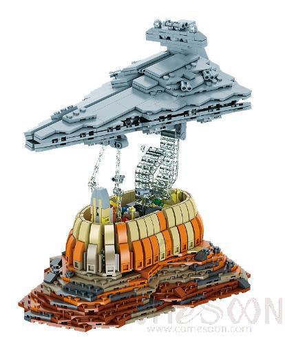 Star Wars The Empire Over Jedha Bricks Toys, 55 * 7 * 37.5cm