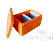 Grey Insulated Box, 52L, 60 * 40 * 35cm, EPP