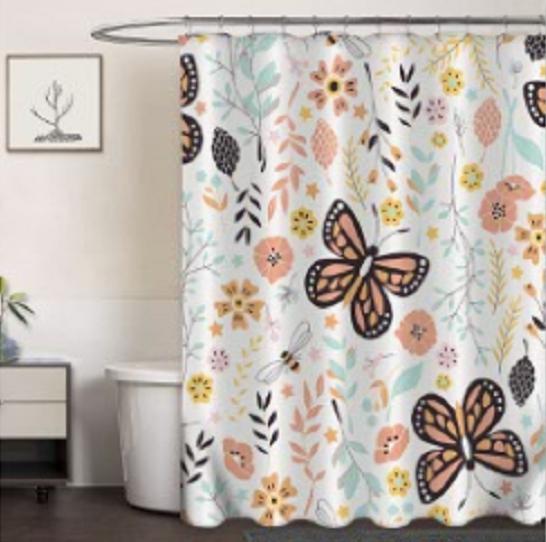 ClothPrintedShowerCurtain
PinkButterfly