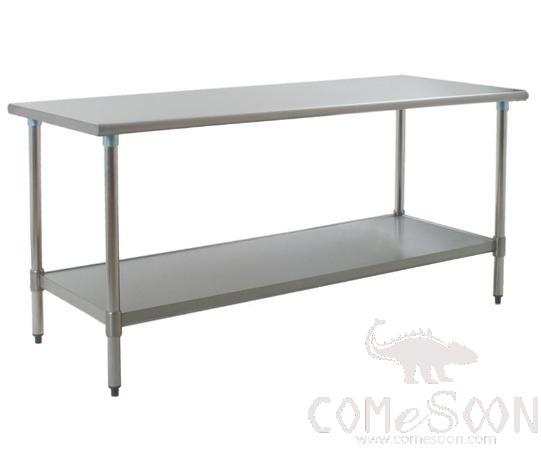 SS work table with under shelf, 830*700*850mm