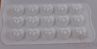 Silicone Chocolate Mold, Silicone With Lid, Translucent White, 21*10.5*2cm