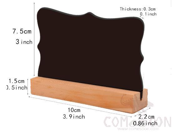 Small Lace Type Blackboard，L10*W2.2*H7.5cm