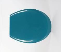 Monochrome Plastic Toilet Cover-Dark Green,PP+PE,L36*W44cm