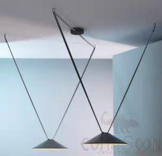 Belt Pendant Light, Leather+Glass, Ø1000*H1500Mm