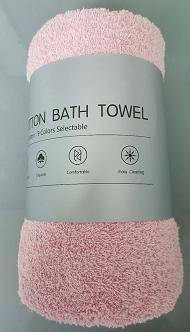 Bath Towel-Light Pink,PP+PE,L70*W140cm