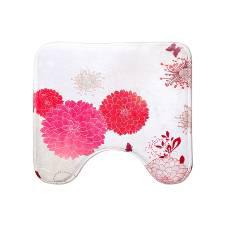 Printed Toilet Mat-Hydrangea,Dacron,45*45cm