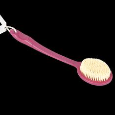 Bath Brush-Wine Red,PP+Nylon,39*9*4cm