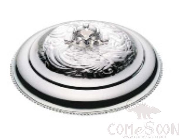 SS 304 Cover Silver, φ218*H60mm  Round