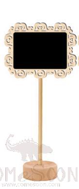 Openwork Lace-Shaped Blackboard，L20.5*W11cm