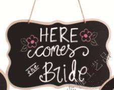 Hanging SmaL Blackboard，L30*W20*H0.5cm，Lace