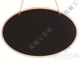 Hanging Small Blackboard, L30*W20*H0.5CM, Oval