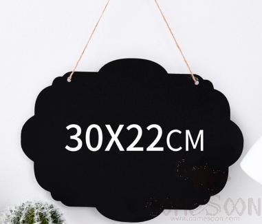 Hanging SmaL Blackboard，L30*W22cm