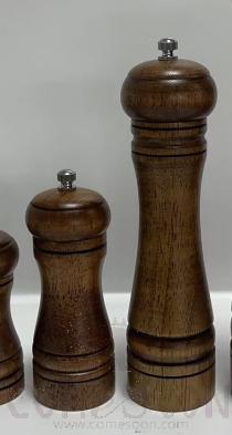 Pepper Mill, Rubber Wood, 8&quot;, D5.5*H20.3CM