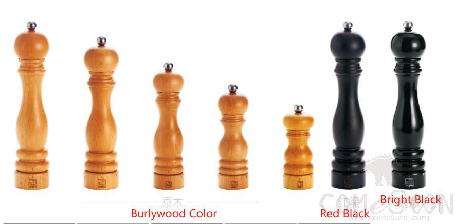 01 Series 9&quot; Pepper Mill, Red Black