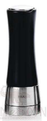 08 Series 7&quot;Pepper and Salt Mill Bright Black