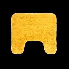 Hairy Toilet Mat-Yellow,Polyesteronthefront,Latexonthebottom,45*45cm