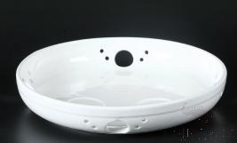 10&quot; Stone Grain Circular Deep Plate Holder