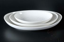 14&quot; Stone Grain Oval Bowl