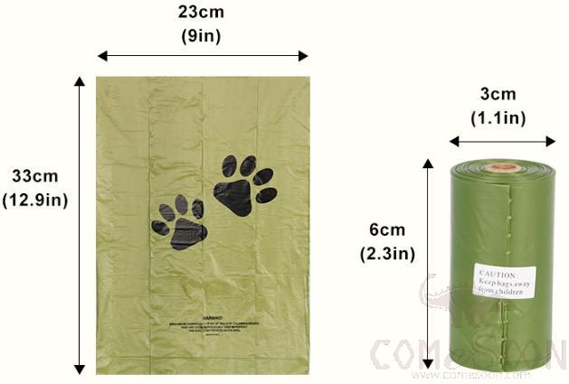 Footprint Pet Bag Green