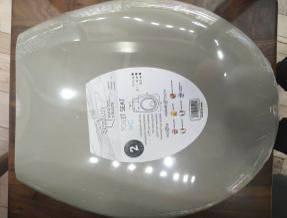 Monochrome Plastic Toilet Seat Cover-Beige,PP,36*44cm