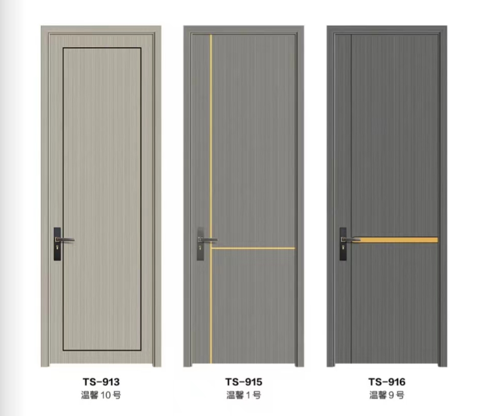 Aluminum Wood Door，L850*W2020*H150mm，Right Open