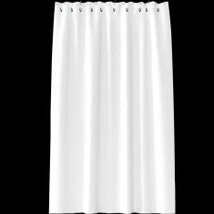 Monochrome Shower Curtain-White,PEVA,180*180cm