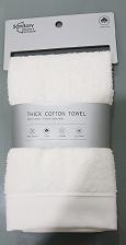 Big Towel-White,Dacron,40*70cm