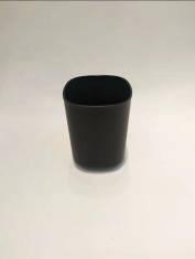 6468 Square Cup-Black,PP,7*7*10cm