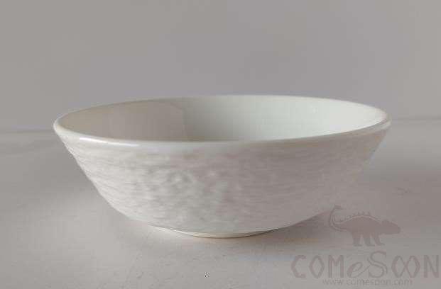 20118 Series - 5&quot; Fin Bowl - Matt White