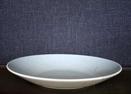 20118 Series-15.5&quot; Oval-shaped Bowl of Good Luck-Blue