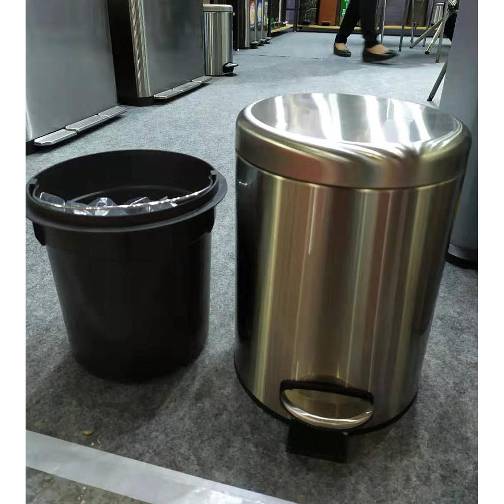 Pedal Bin-30L，410 stainless steel , Dustbins