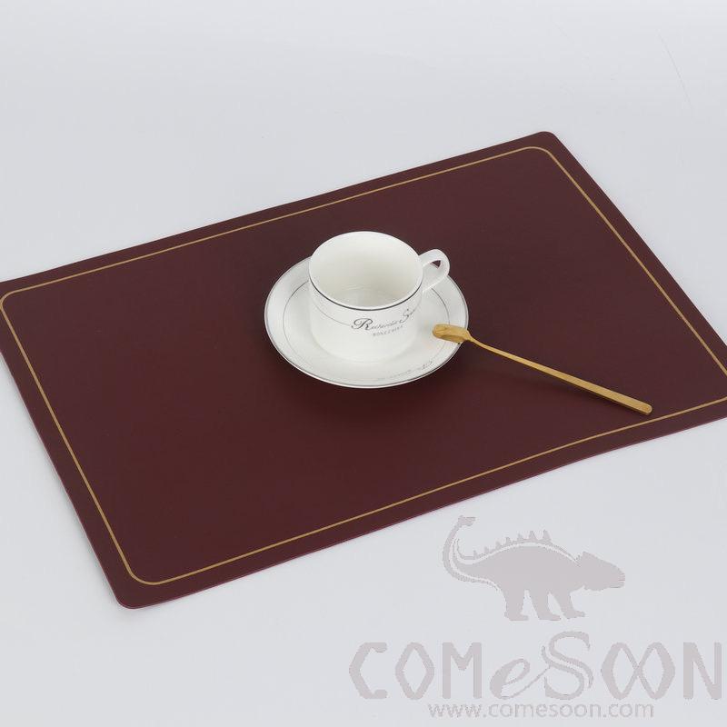 Pvc Placemat, Dark Brown, L30*W45cm,Logo Imprinting