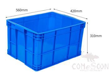 Plastic Basket, 560*420*310MM, Blue, PE