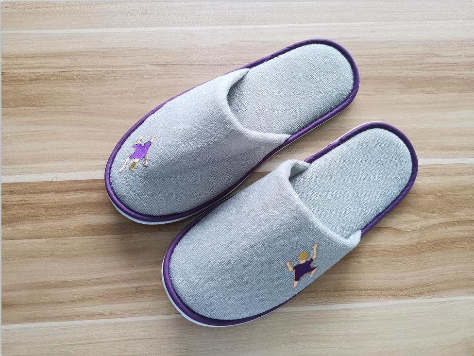 Slippers-Polyester Terry Cloth Fabric,L280mm