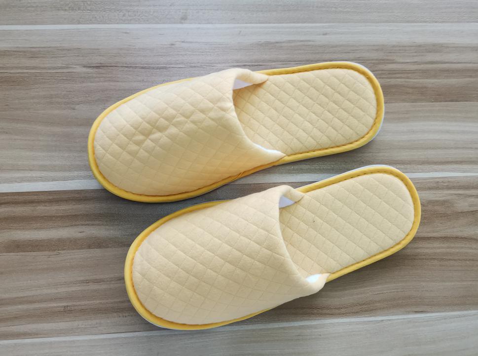 Slippers-Embossed Air Cotton Fabric,L280mm