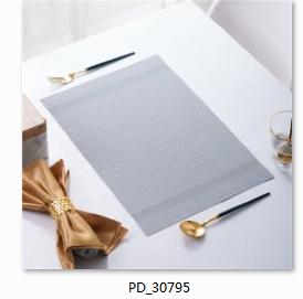 PVC placemats，30*45cm , Table Mat