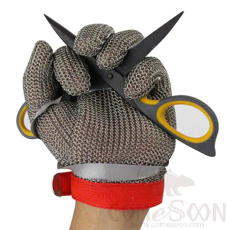 SUS 304 Steel Ring Gloves L