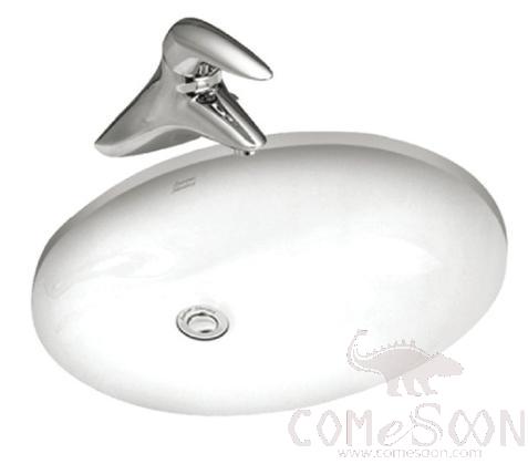 Under Counter Basin(19&quot;), Ceramic, 490*435*195mm, White, Grade A (American Standard)